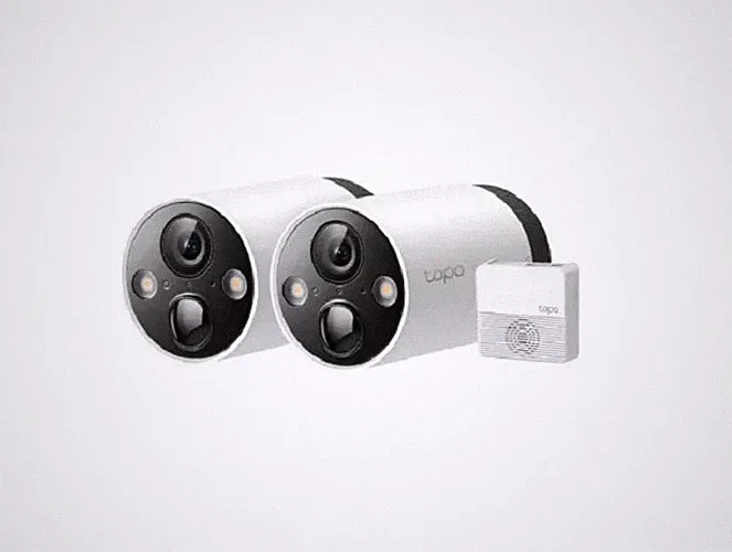Tapo C420S2 Überwachungskamera Aussen, 2K Hochauflösung, 5200mAh
