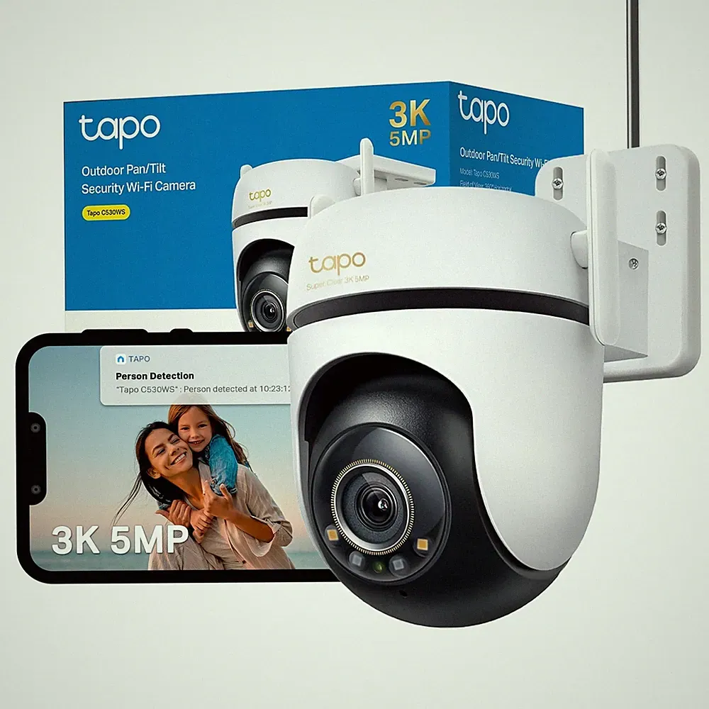 Tapo C530WS Schwenk/Neige Outdoor Überwachungskamera 3K 5MP WiFi Außenkamera 360°