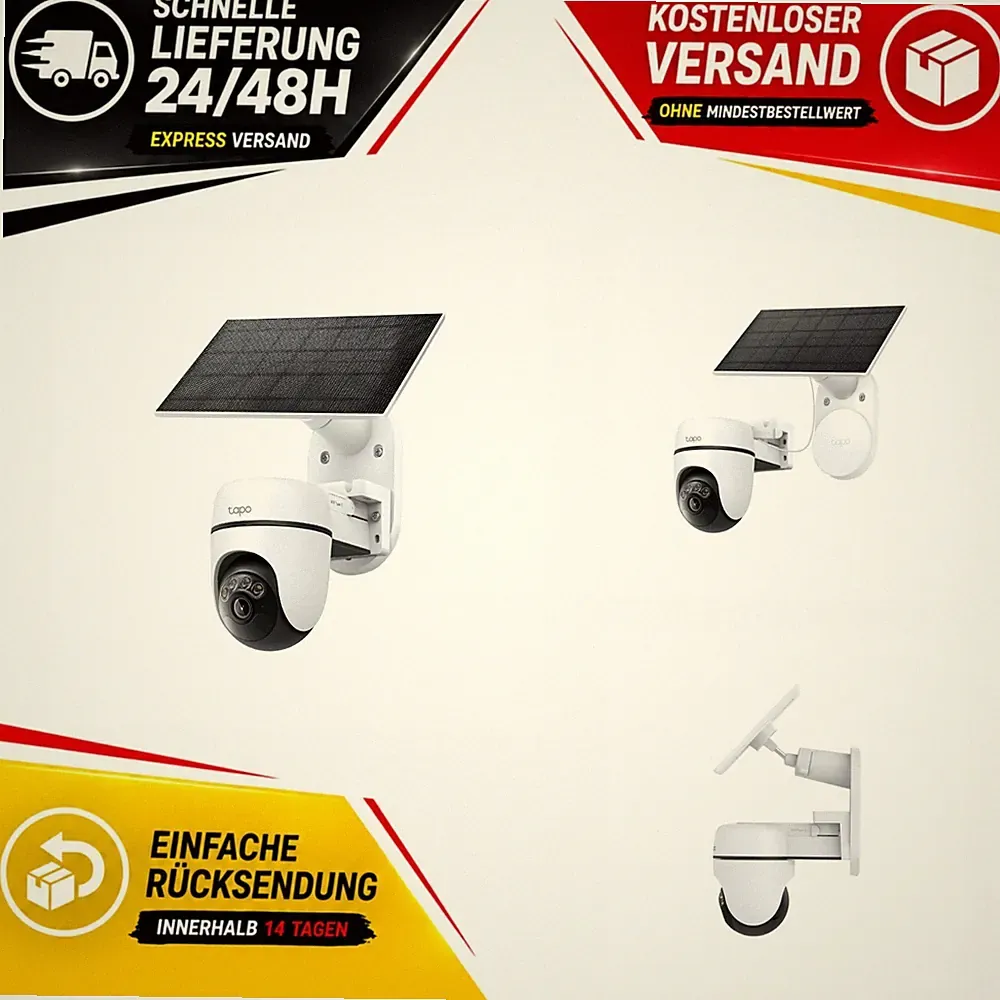 Tapo C630 KIT Solar Überwachungskamera 3K 5MP 360°