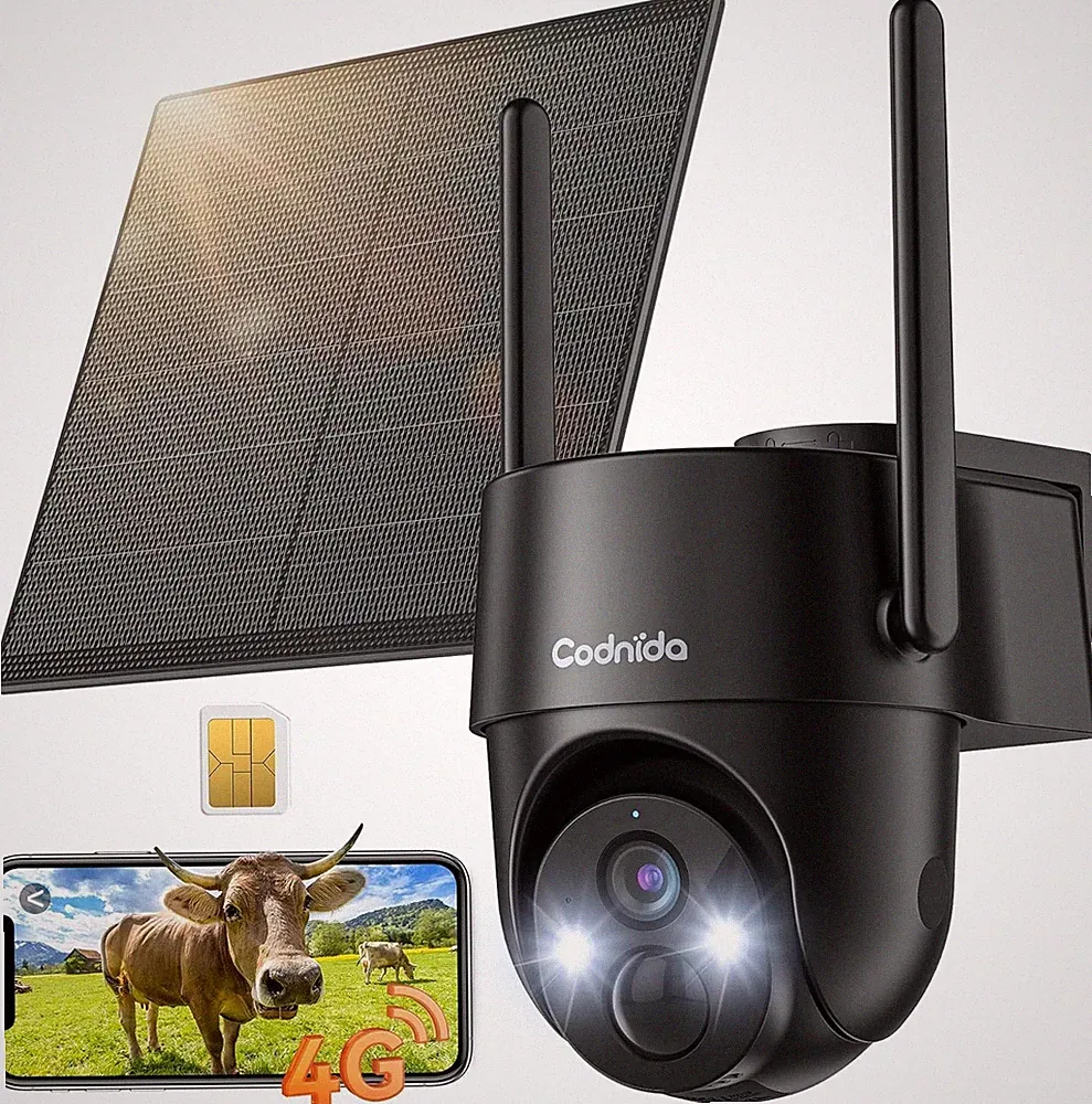 TMEZON 4G Solar PTZ Kamera