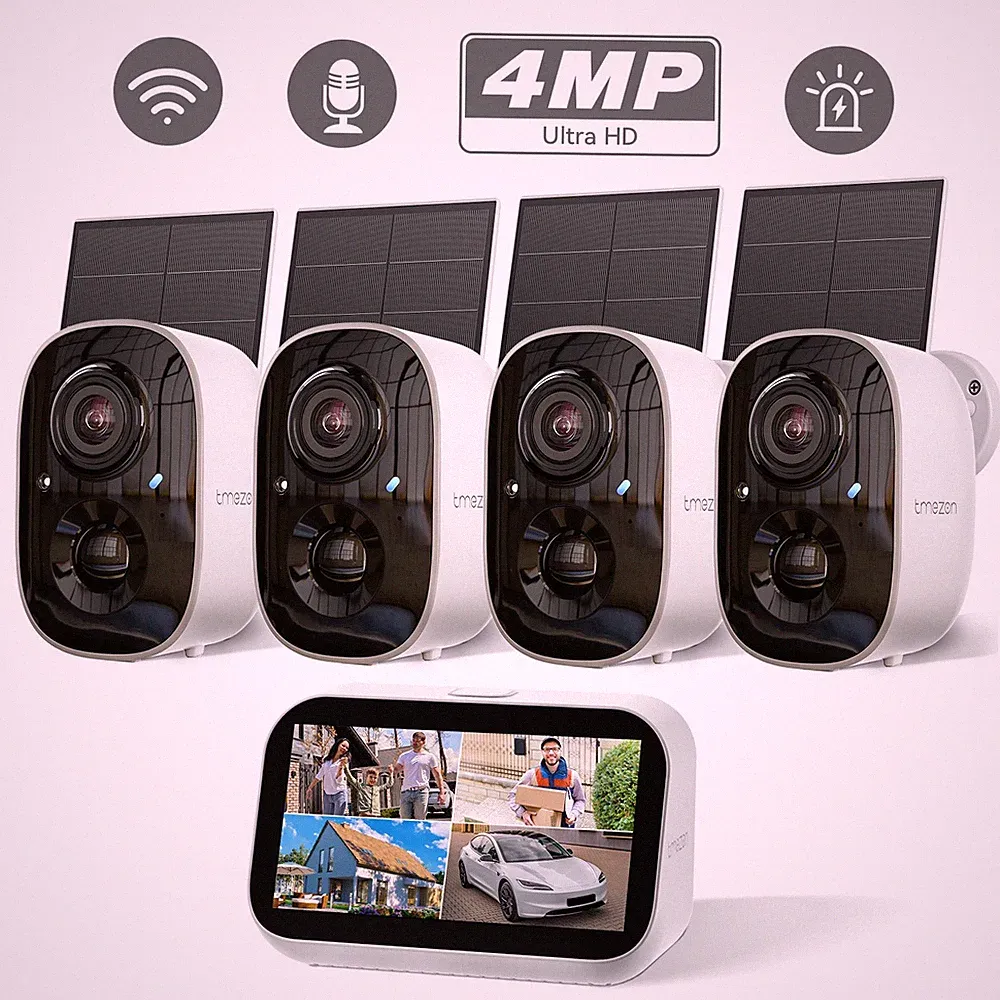 TMEZON SmartCam 4MP Solar Set