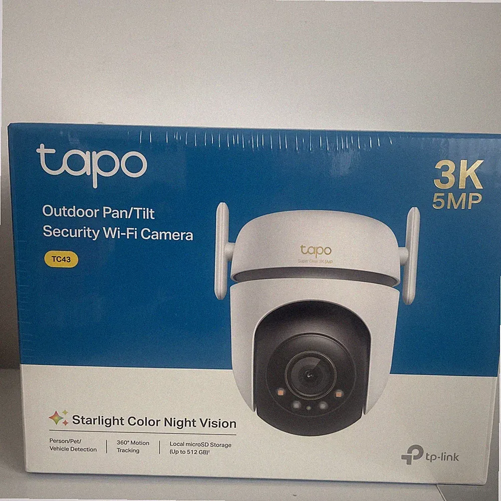 TP-Link Tapo TC43 3K 5MP Outdoor WiFi Überwachungskamera Schwenk Neigbar Nachtsicht