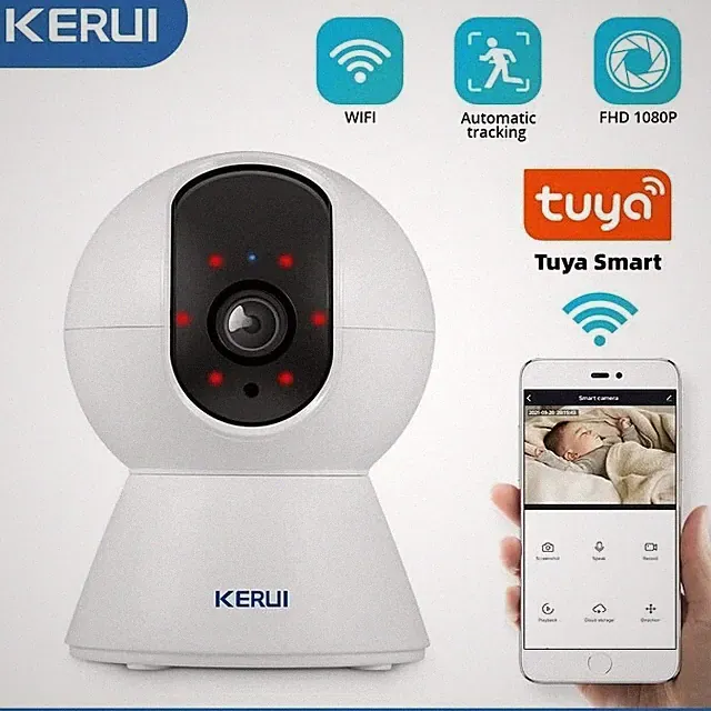 TUYA 5MP Smart Mini Wifi IP Kamera Innen Wireless Home Security Detect CCTV