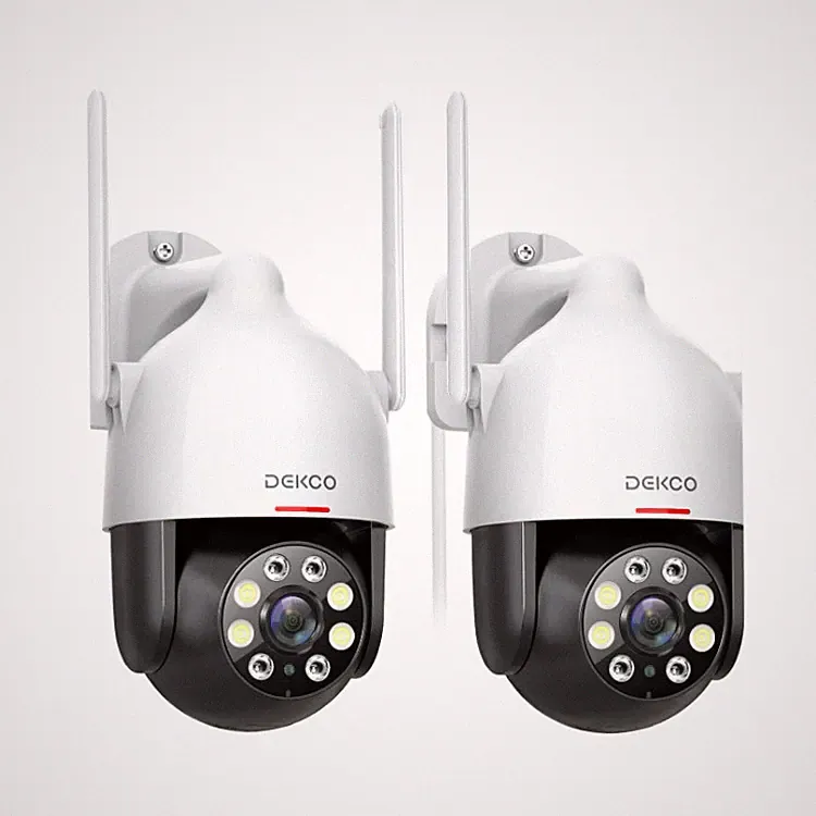 Überwachungskamera 2er Pack WLAN 3MP mit PTZ-Technologie 350 90 , 30m, DEKCO