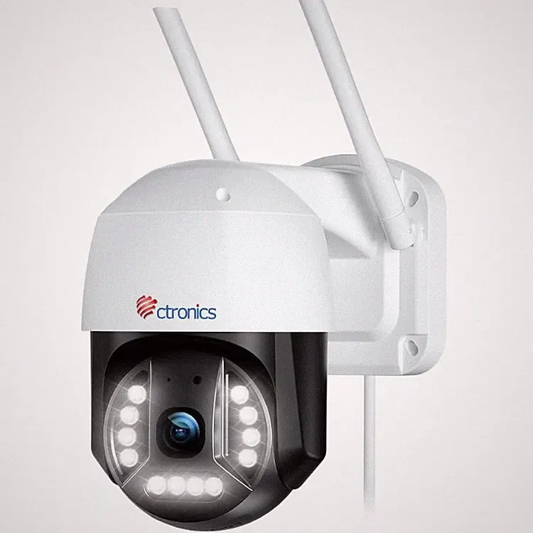 Überwachungskamera 4K WLAN mit Nachtsicht, Außenkamera, Weiß, 1 Stück, 8MP