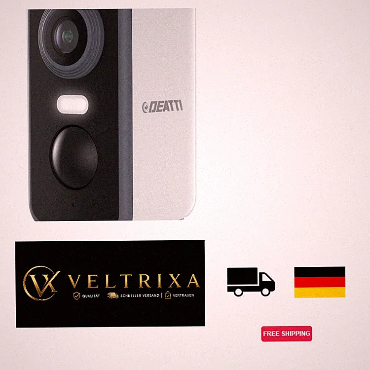Überwachungskamera Außen 2K Kabellos Akku mit PIR Bewegungsmelder 2-Wege Audio
