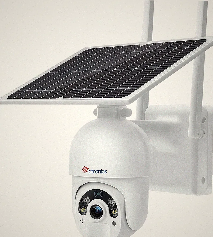 Ctronics Solar PTZ Kamera mit Akku