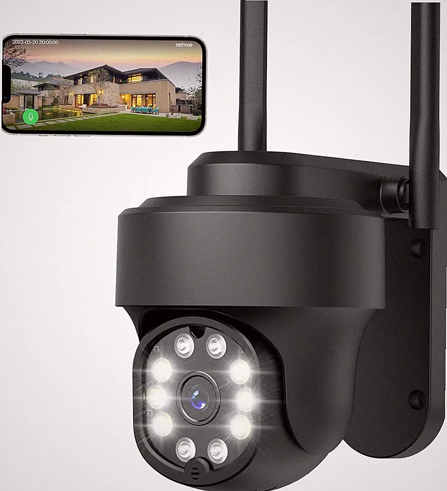 Überwachungskamera Aussen FHD WLAN Kamera Outdoor Farbnachtsicht Bewegung