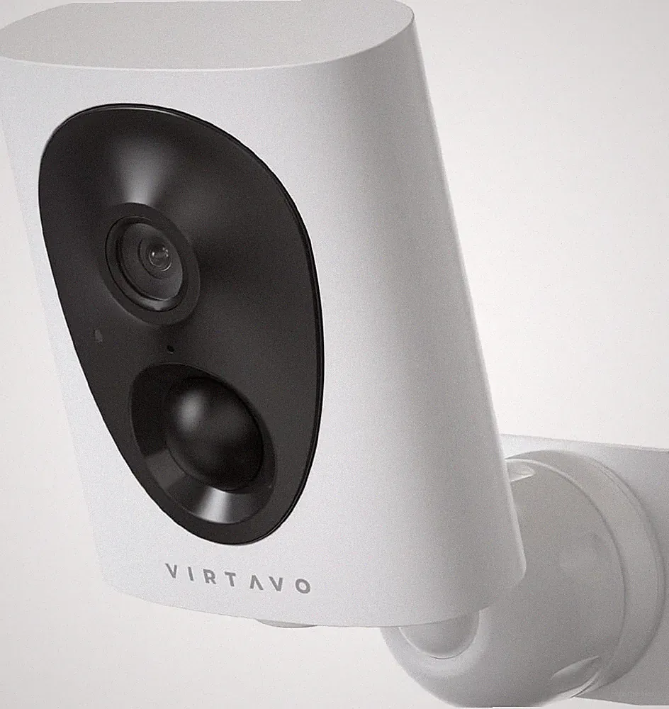 VIRTAVO Überwachungskamera Kabellos WLAN 2MP HD mit Farb-Nachtsicht 4400 mAh