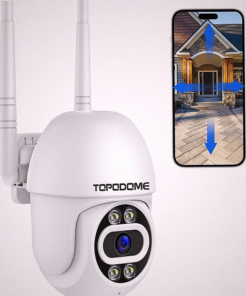 WLAN-Außenkamera mit humanoidem Alarm, 1080P-WLAN-Überwachungskamera für den In