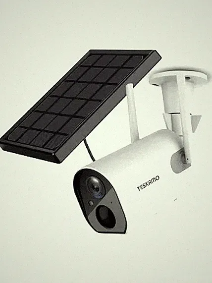 YESKAMO GX6S - Solar Überwachungskamera Outdoor kabellos batteriebetrieben WLAN