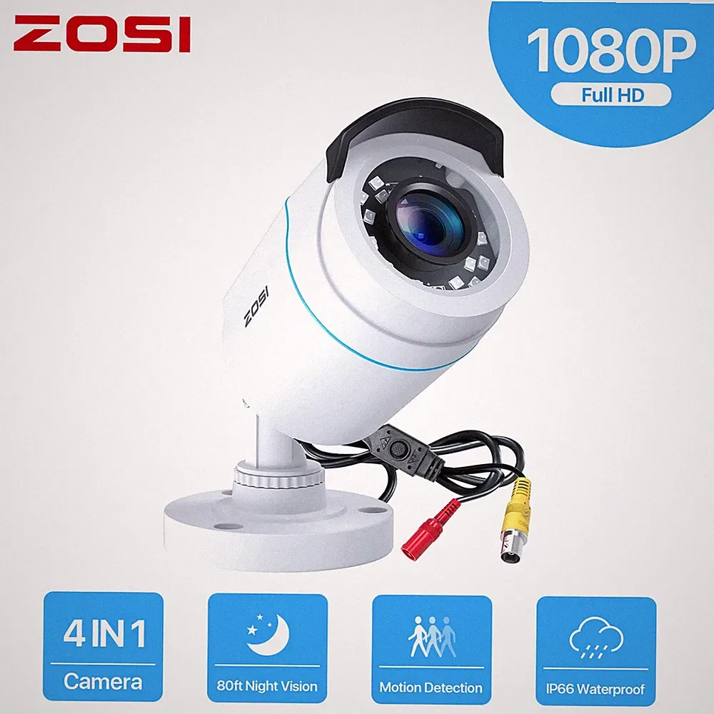ZOSI 1080P HD 4in1 Außen Überwachungskamera