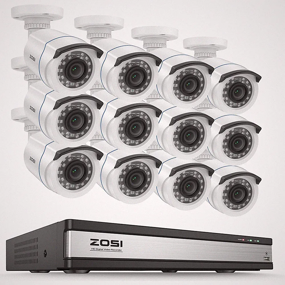 ZOSI 16CH CCTV 1080P 2MP Überwachungskamera Set