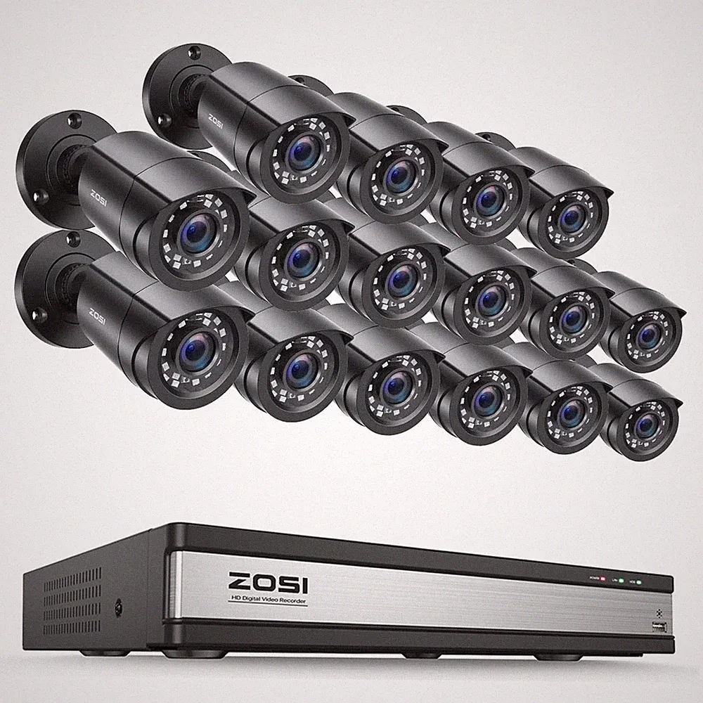 ZOSI 16CH CCTV DVR 1080P 2MP Überwachungskamera Set
