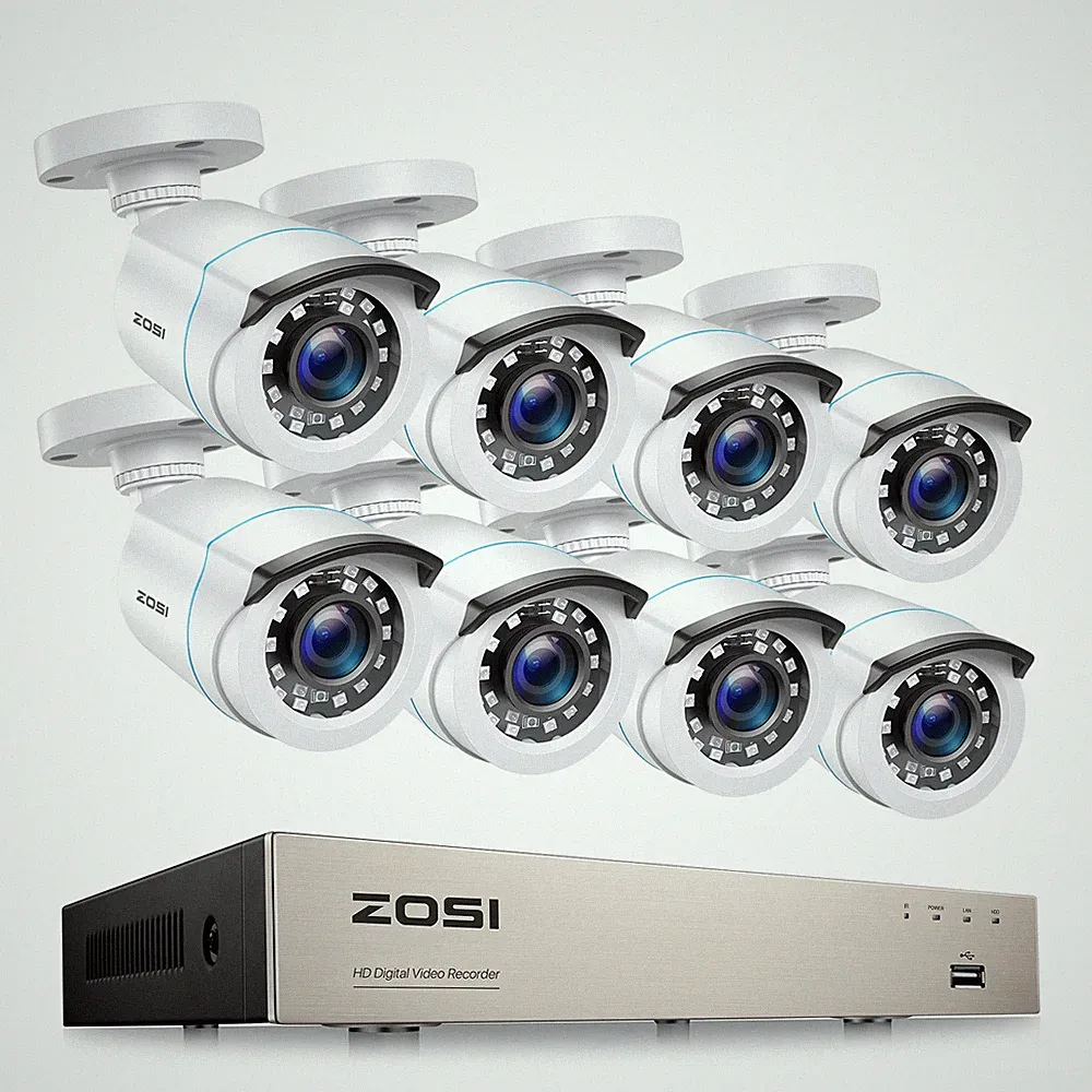 ZOSI 2MP CCTV Überwachungskamera Set 8CH DVR
