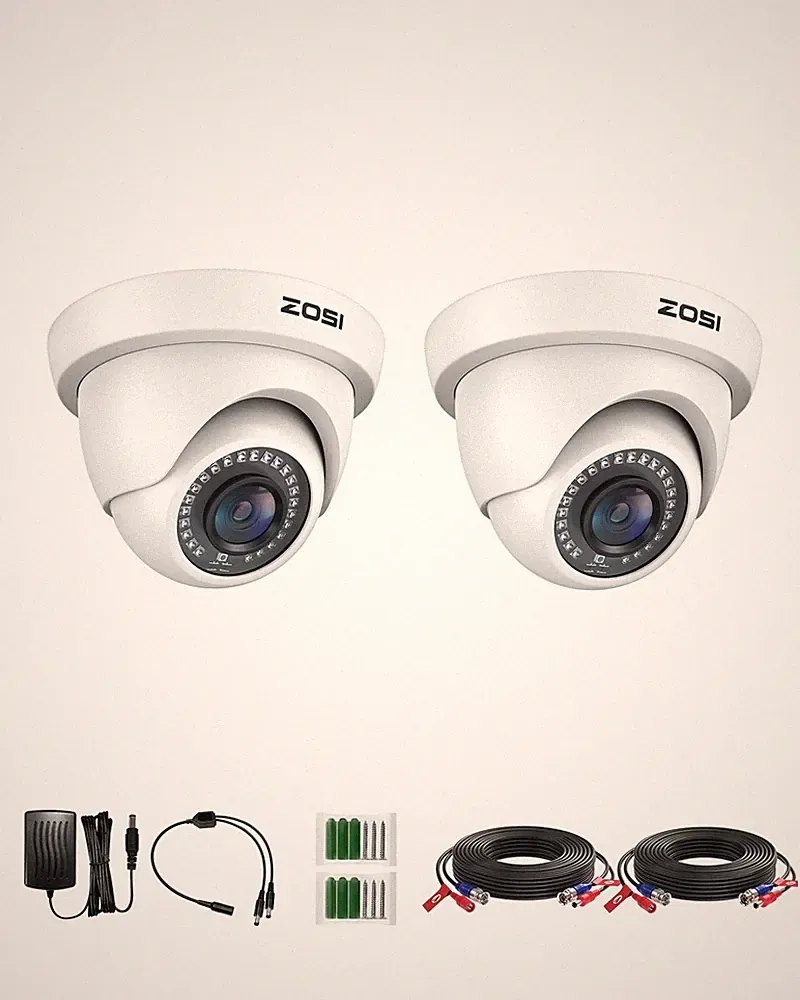 ZOSI 2x 1080P Dome Kamera IP66