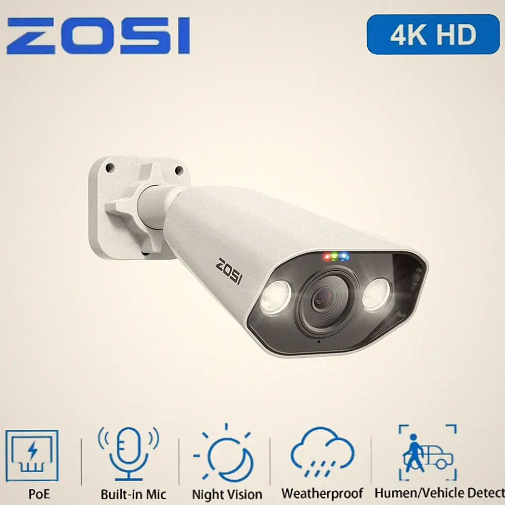 ZOSI 4K Außen PoE Überwachungskamera