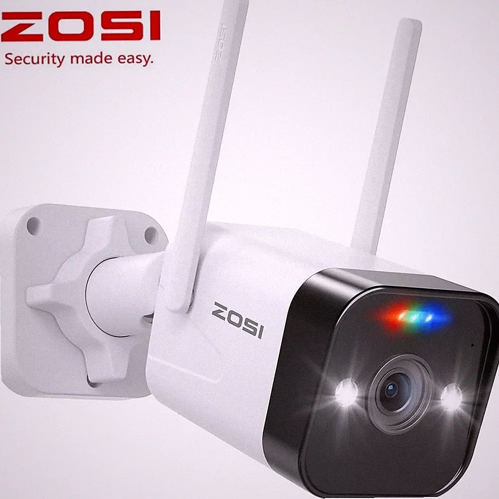 ZOSI 4MP WIFI Überwachungskamera Außen WLAN IP Kamera Personenkennung Nachtsicht