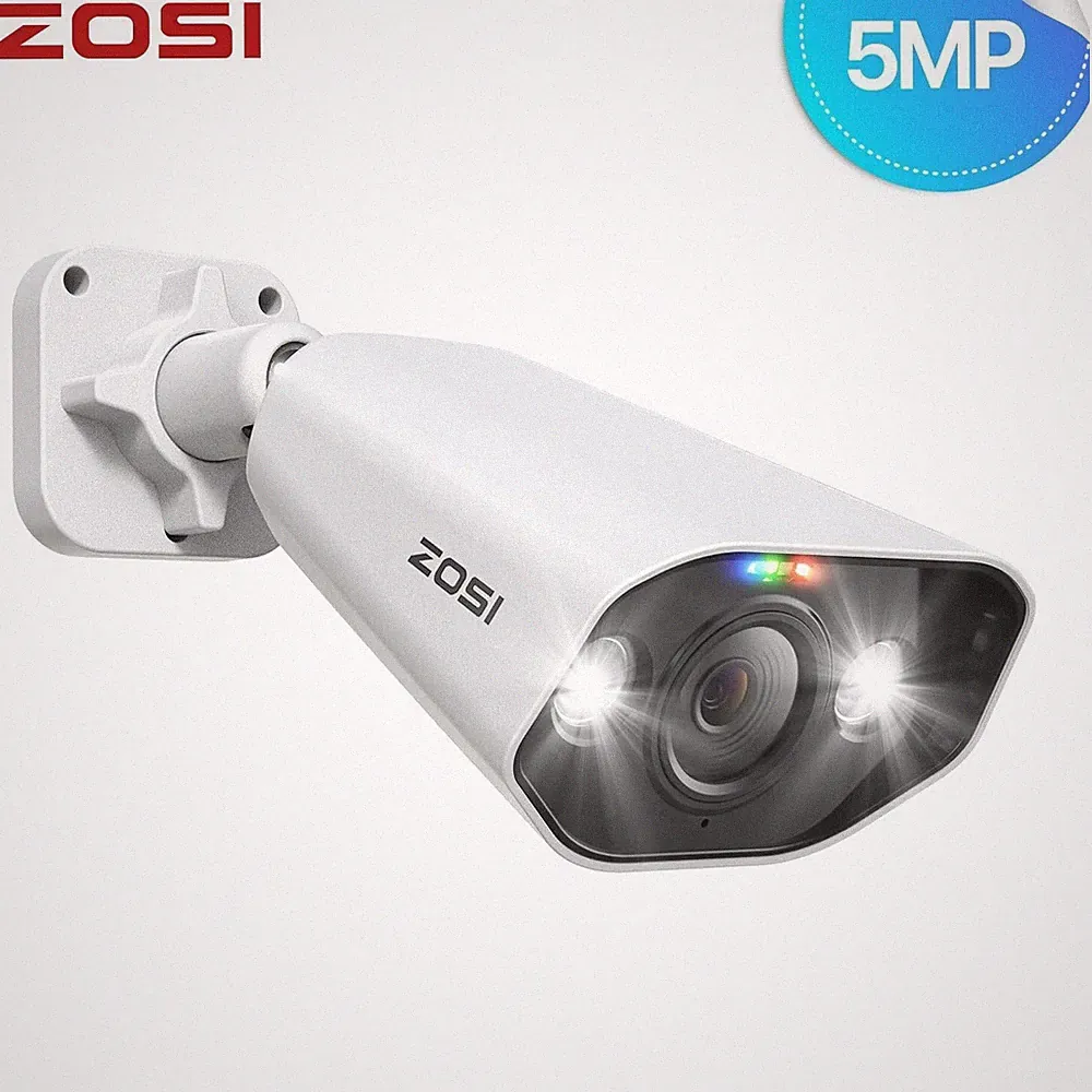 ZOSI 5MP POE Überwachungskamera Außen für ZOSI PoE 5MP/4K NVR Autodetektion