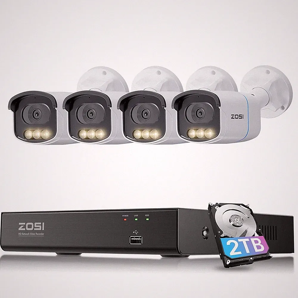 ZOSI 5MP PoE Set 8CH 4K NVR