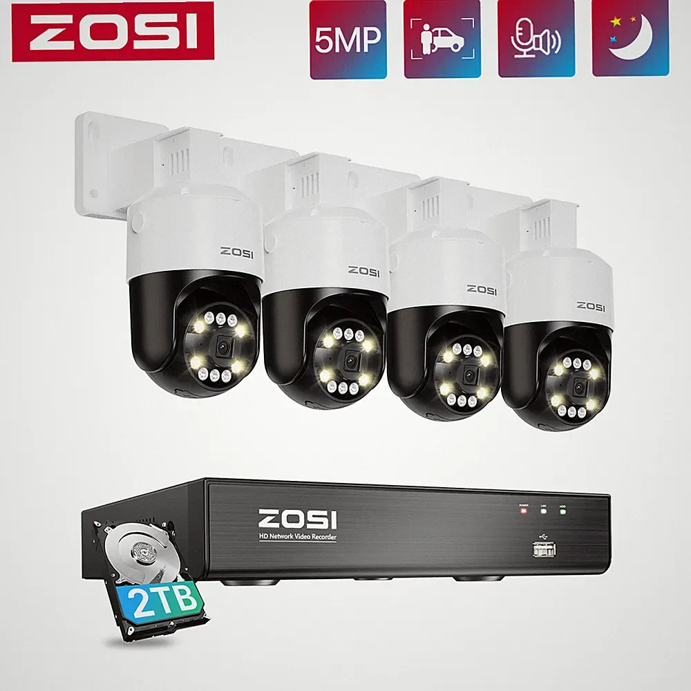 ZOSI 5MP PoE Überwachungskamera
