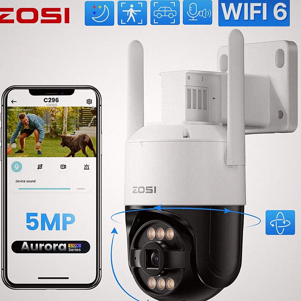 ZOSI 5MP WLAN PTZ Kamera