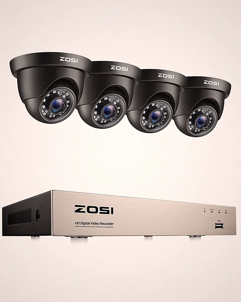 ZOSI 8CH 5MP Lite DVR 2MP Außen Überwachungskamera Set CCTV Kamera IR Nachtsicht
