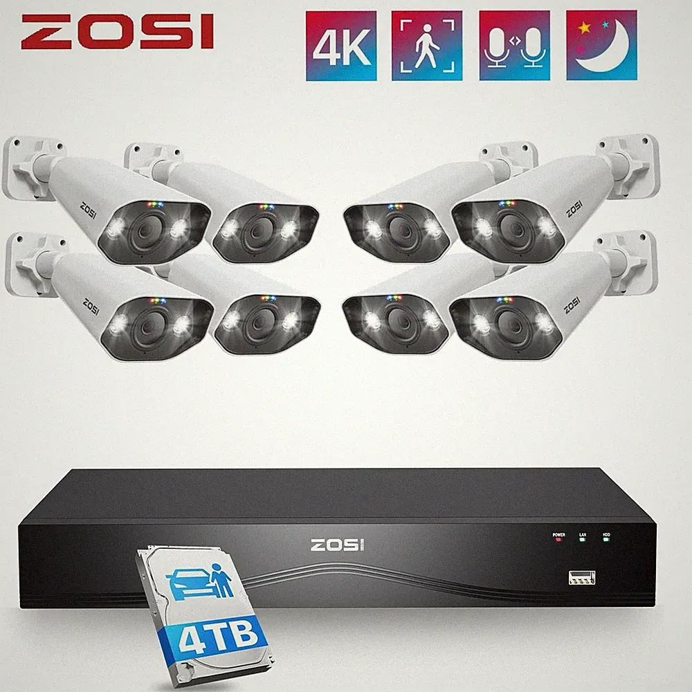 ZOSI 8MP PoE Set 24CH NVR