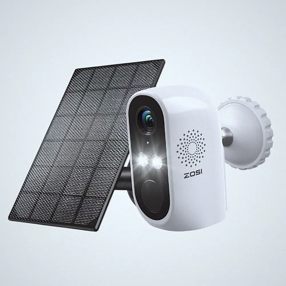 ZOSI Wireless Akku Kamera mit Solarpanel